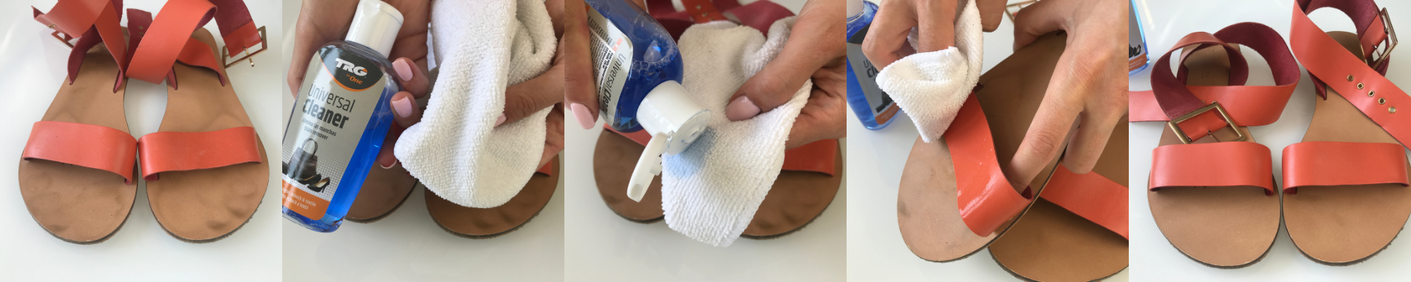 Univerzální Čistič kůže & Péče před barvením Universal Cleaner TRG the One jak vyčistit kožené boty čištění fleky skvrny